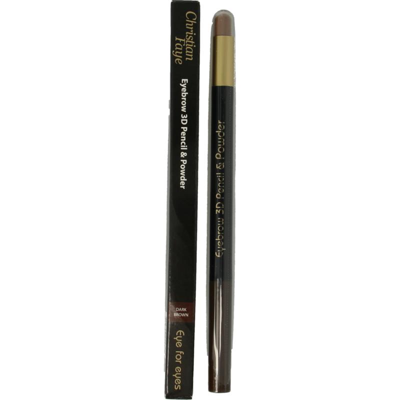 Christian Faye Eyebrow 3D Pencil & Powder Dark Brown