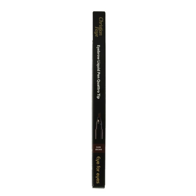 Christian Faye Eyebrow Liquid Pen Quattro Tip Dark Brown