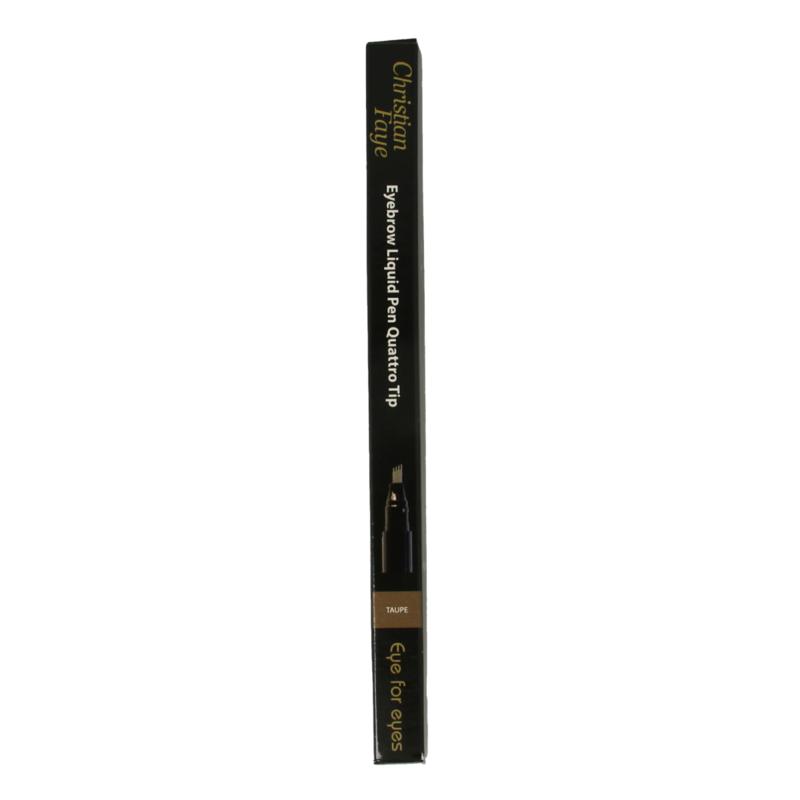 Christian Faye Eyebrow Liquid Pen Quattro Tip Taupe