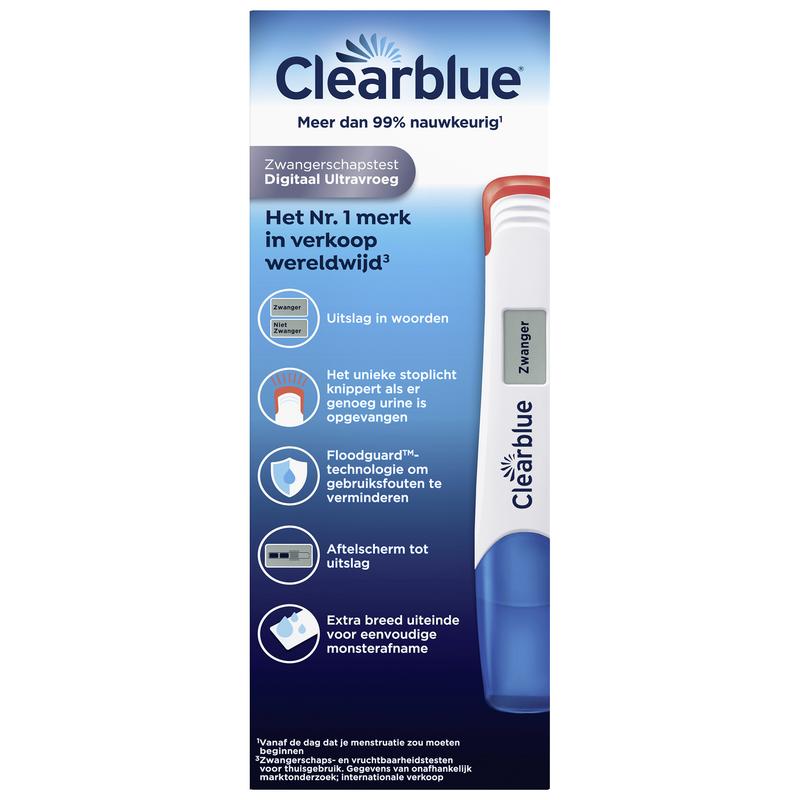 Clearblue Digitaal Ultra Vroeg