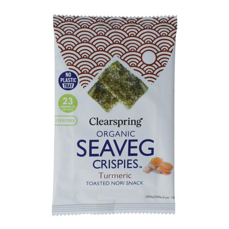Clearspring Seaveg - Crispies Turmeric Bio