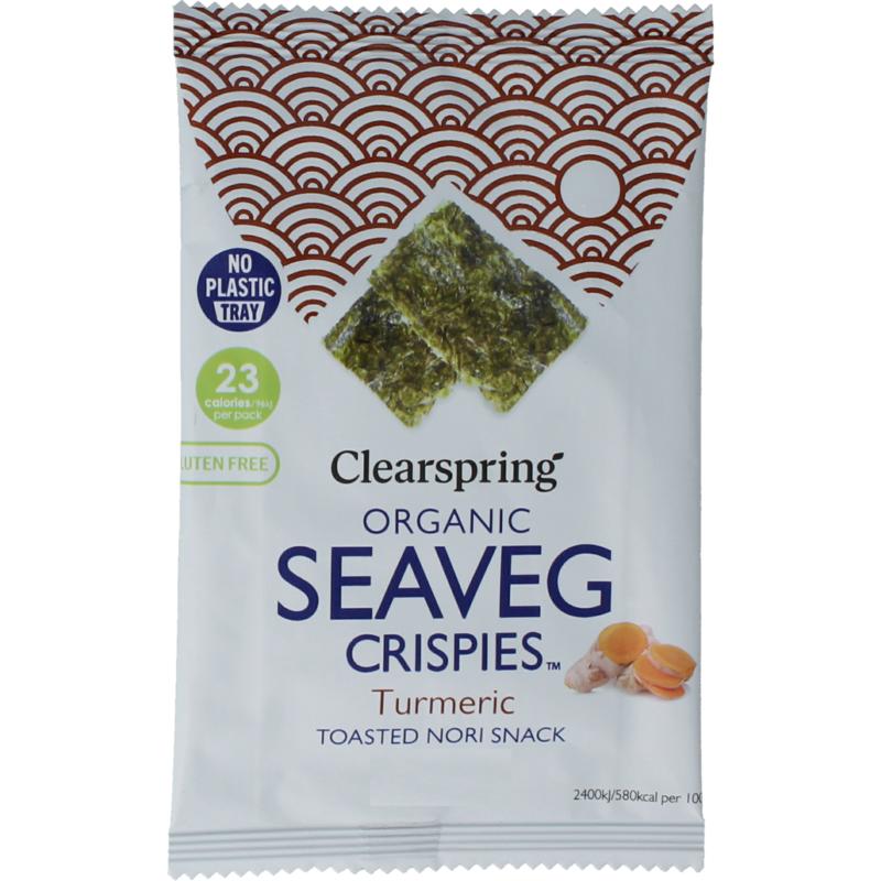 Clearspring Seaveg - Crispies Turmeric Bio