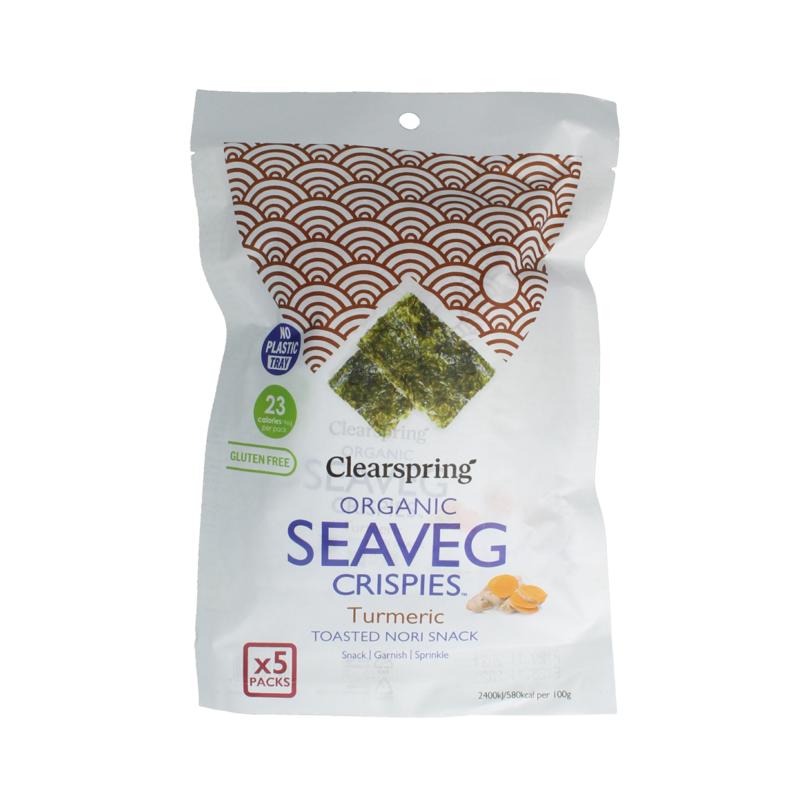 Clearspring Seaveg - Crispies Turmeric Multipack Bio