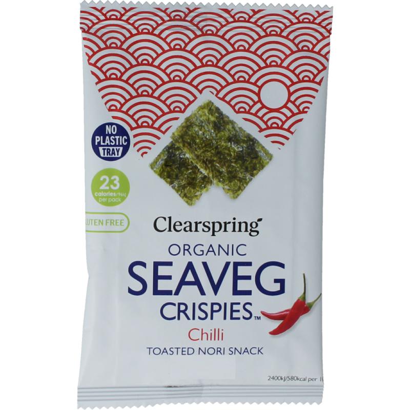 Clearspring Seaveg - Crispies Chilli Bio