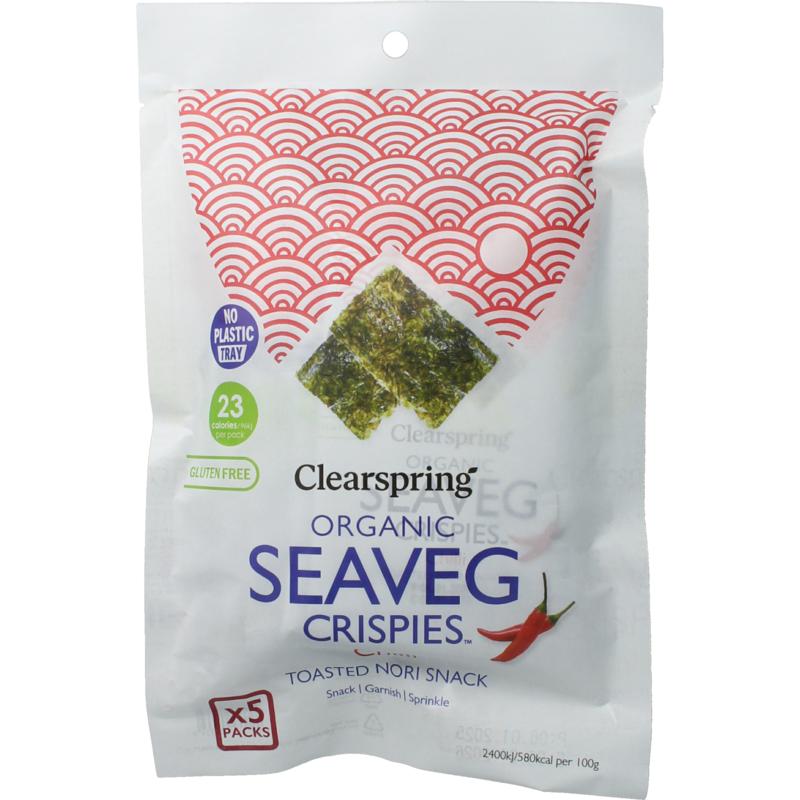 Clearspring Seaveg - Crispies Chilli Multipack Bio