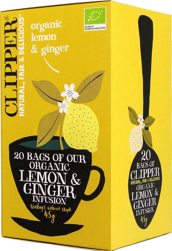 Clipper Lemon & Ginger Tea Bio