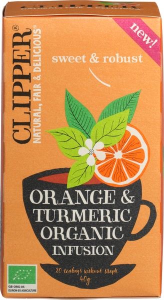 Clipper Orange & Turmeric Infusion Bio