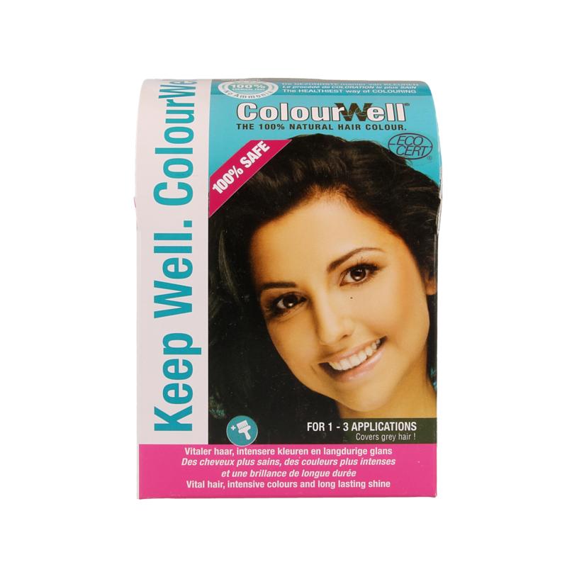 Colourwell 100% Natuurlijke Haarkleuring Mild Zwart