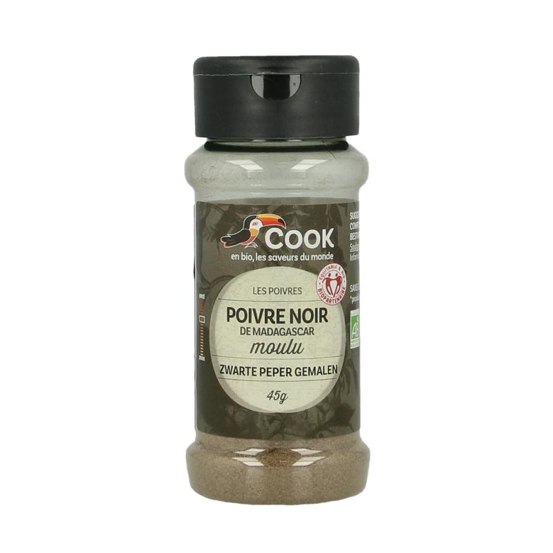 Cook Zwarte Peper Gemalen Bio