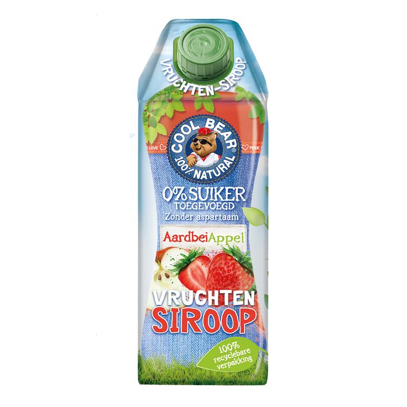 Cool Bear Siroop Aardbei-Appel
