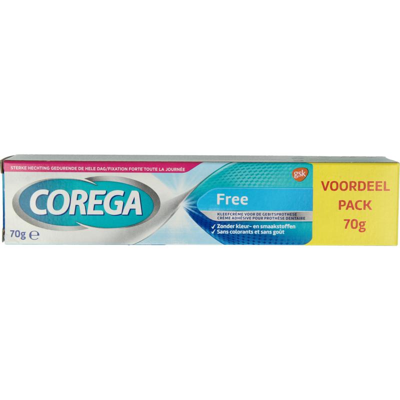 Corega Free Kleefcreme Voor Het Kunstgebit