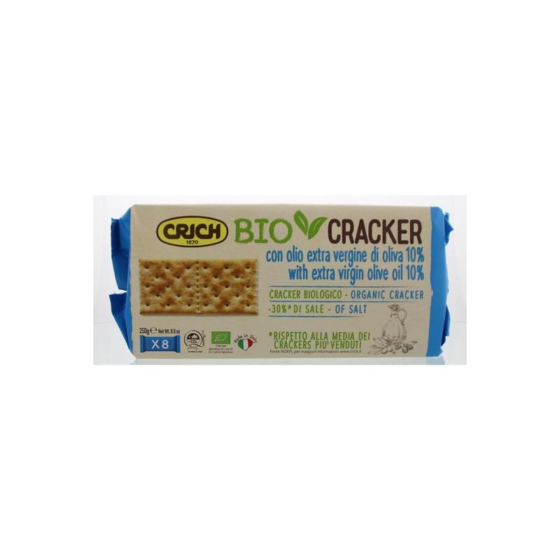 Crich Crackers Olijfolie Blauw Bio