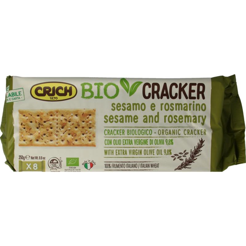 Crich Crackers Sesam Rozemarijn Bio