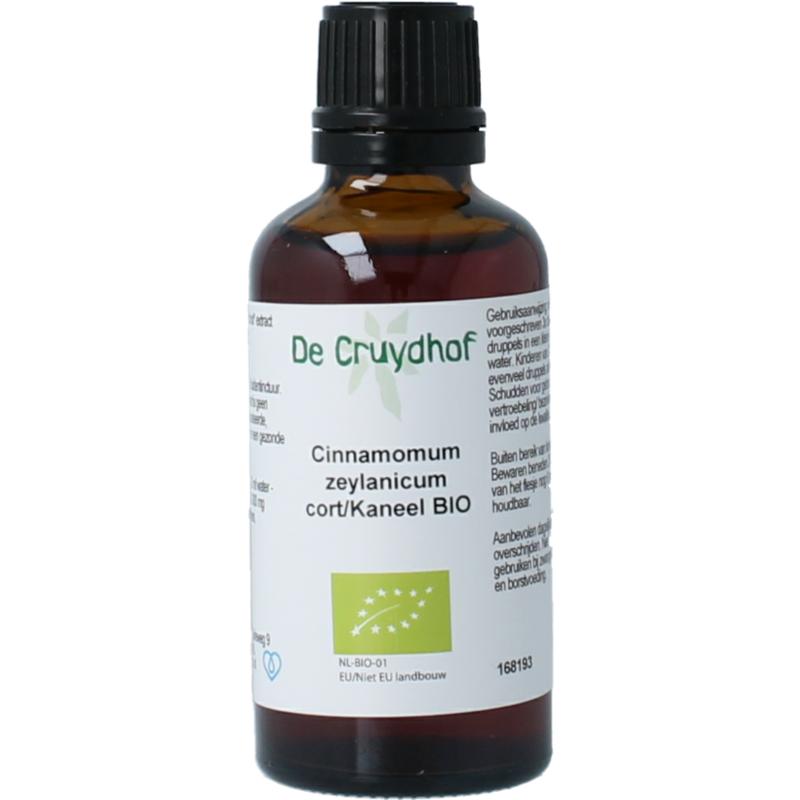Cruydhof Cinnamomum Zeyl Cort  Kaneel Tinctuur Bio