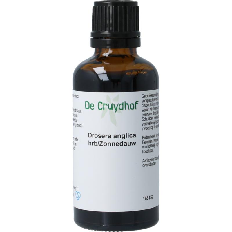 Cruydhof Drosera Anglica Hrb  Zonnedauw Tinctuur