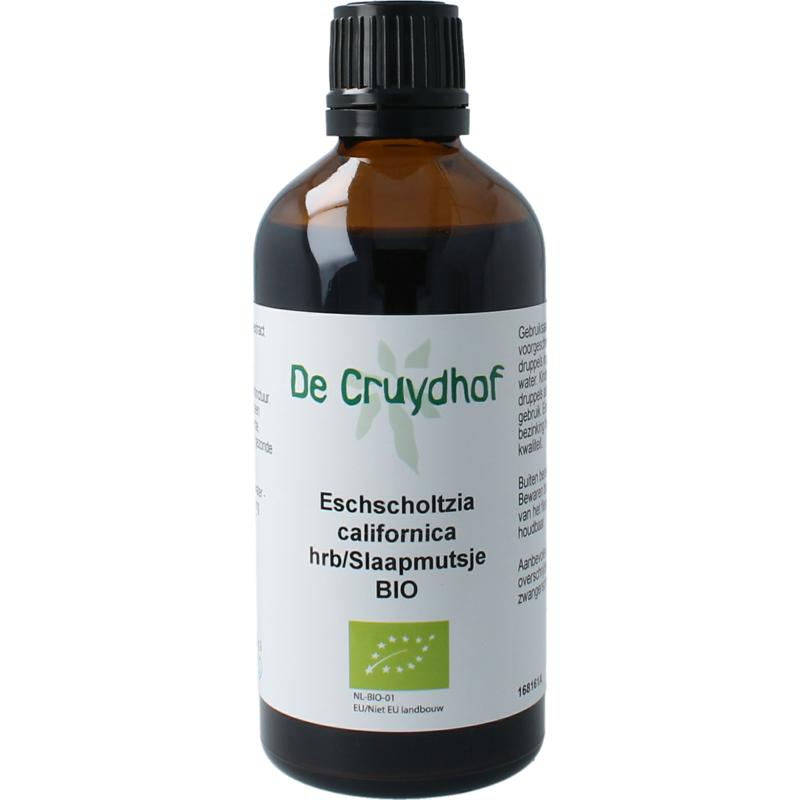 Cruydhof Eschscholtzia Calif  Slaapmutsje Tinctuur Bio