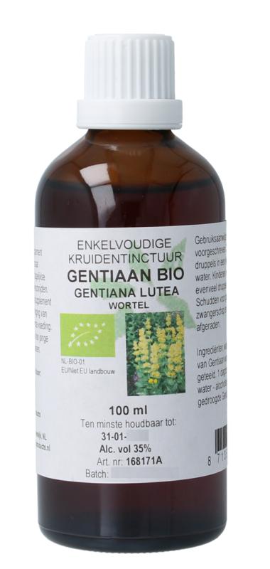 Cruydhof Gentiana Lutea Radix  Gentiaan Tinctuur Bio