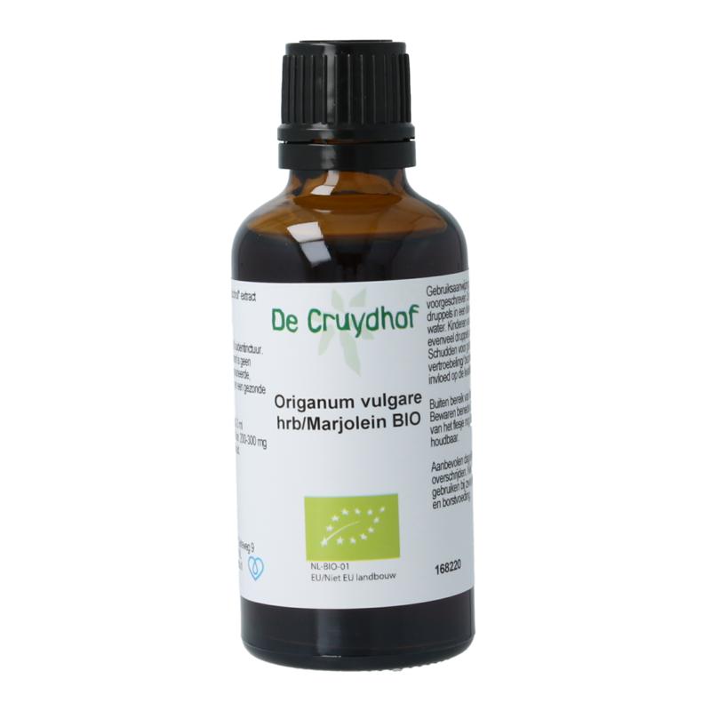 Cruydhof Origanum Vulgare Herb  Marjolein Tinctuur Bio