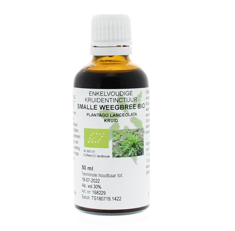 Cruydhof Plantago Lanc  Smalle Weegbree Tinctuur Bio
