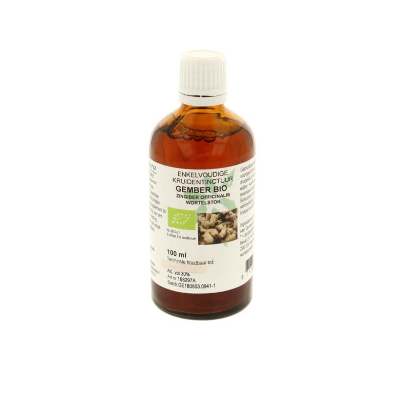 Cruydhof Zingiber Officinalis Rhizgember Tinctuur Bio