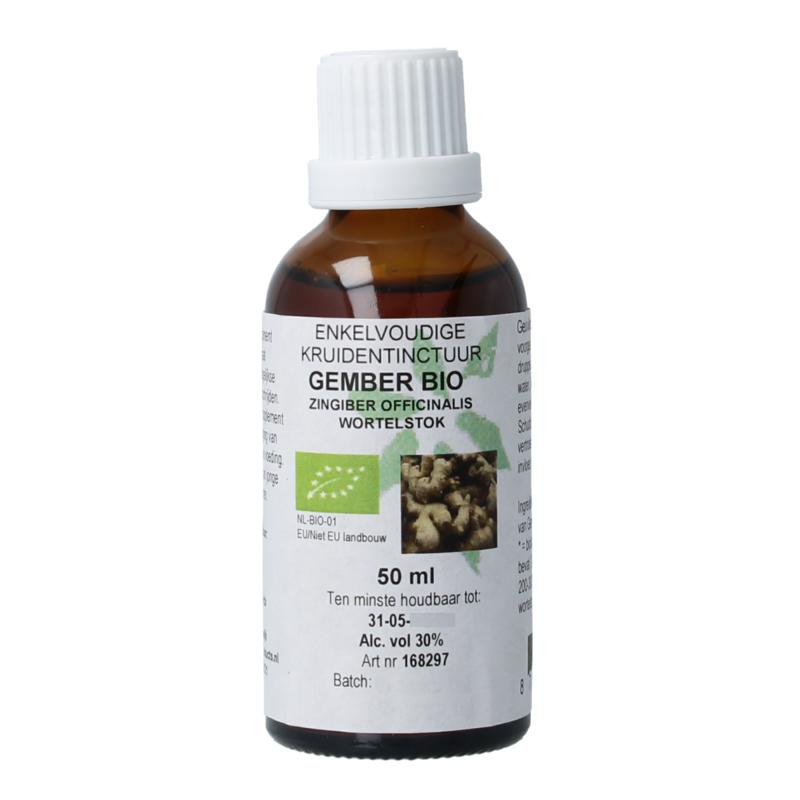 Cruydhof Zingiber Officinalis Rhizgember Tinctuur Bio