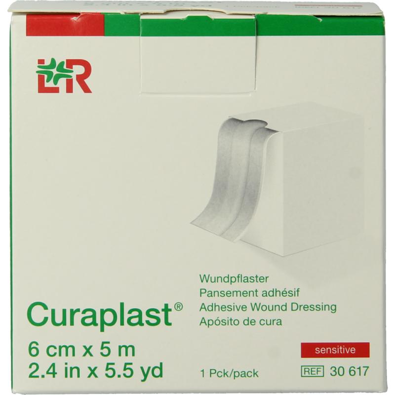 Curaplast Sensitive Wondpleister 5M X 6Cm