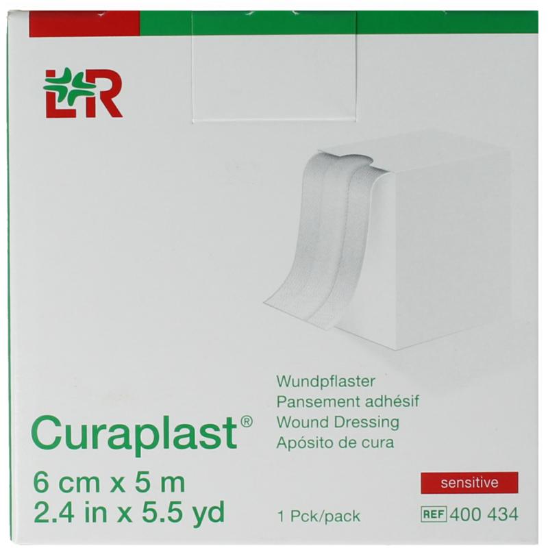 Curaplast Sensitive Wondpleister 6Cm X 5M