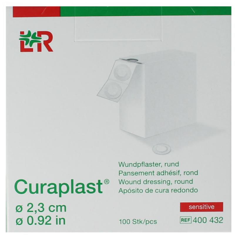 Curaplast Sensitive Wondpleister Rond 2.3Cm