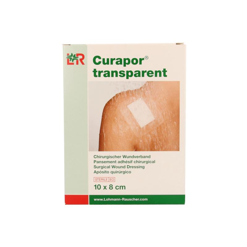 Curapor Transparant 10 X 8Cm Steriel