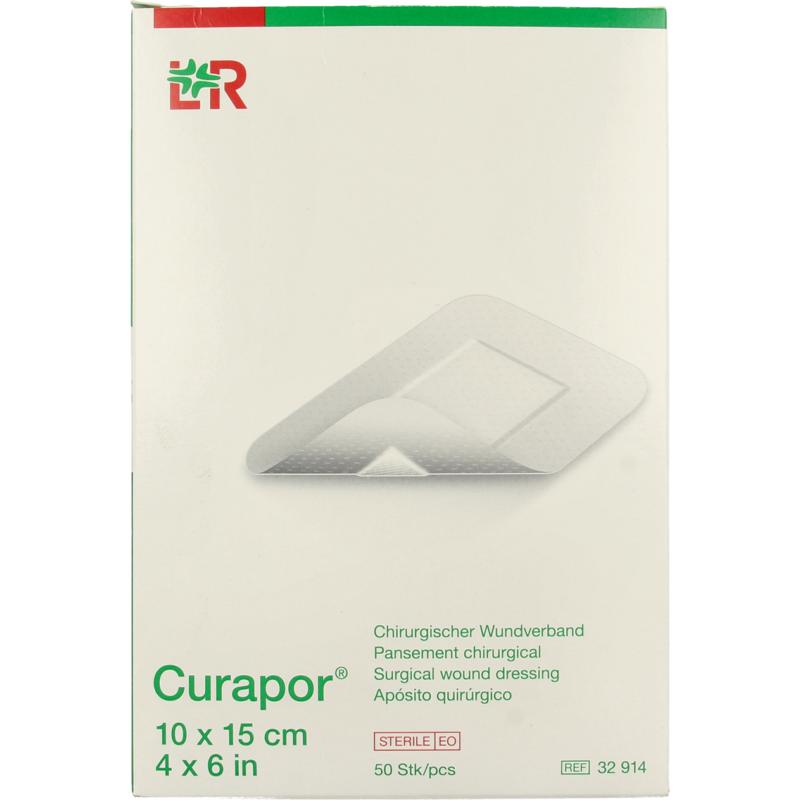 Curapor Wondpleister 10 X 15Cm Steriel