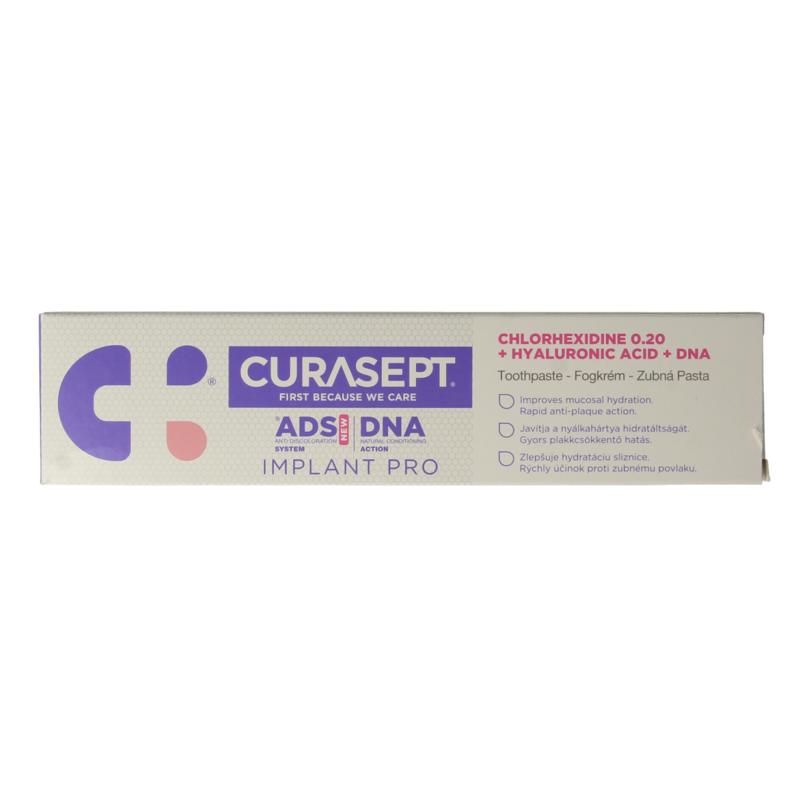 Curasept Ads Dna Implant Pro 720 Chx 0,20% + Ha Tandpasta