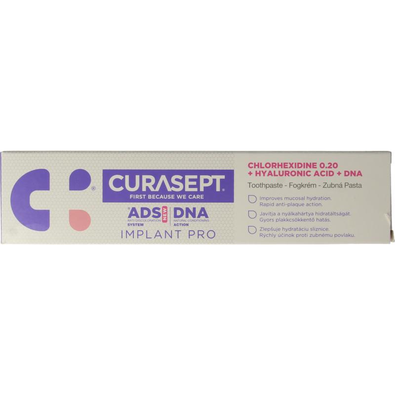 Curasept Ads Dna Implant Pro 720 Chx 0,20% + Ha Tandpasta