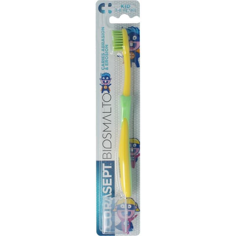 Curasept Biosmalto Tandenborstel Kind 3-6 Jaar Assorti