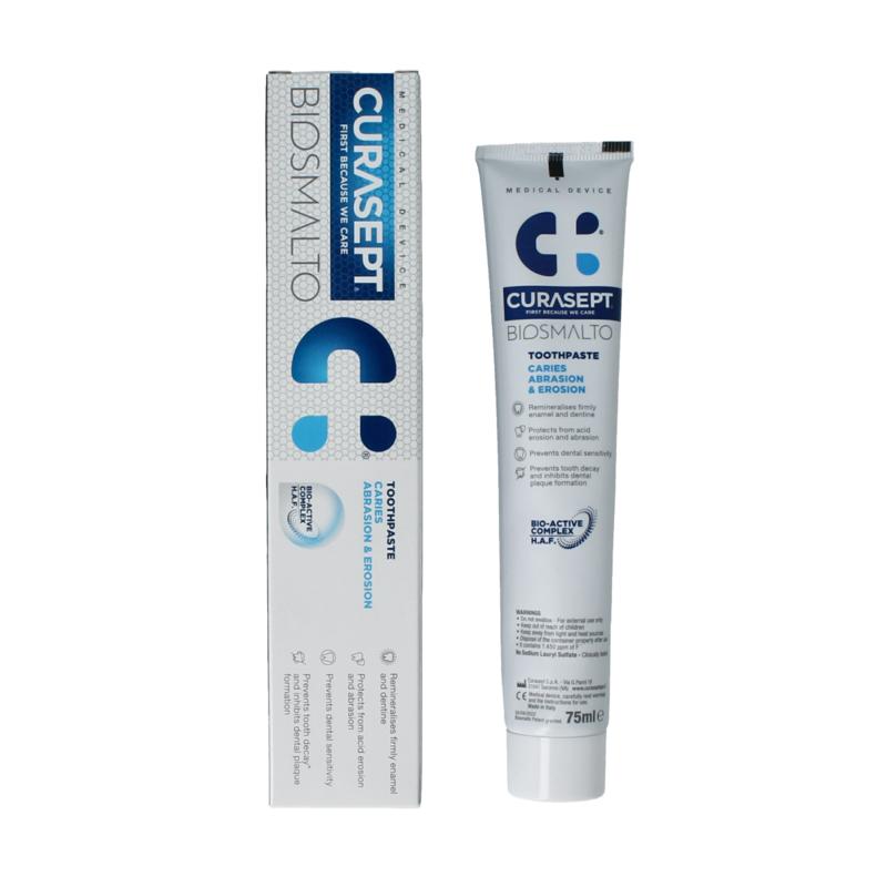 Curasept Biosmalto Tandpasta Caries Slijtge Erosie