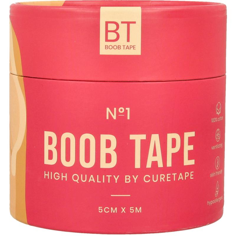 Cure Tape Boobtape No 1 Incl. Nipple Covers 5Cm X 5M Beige