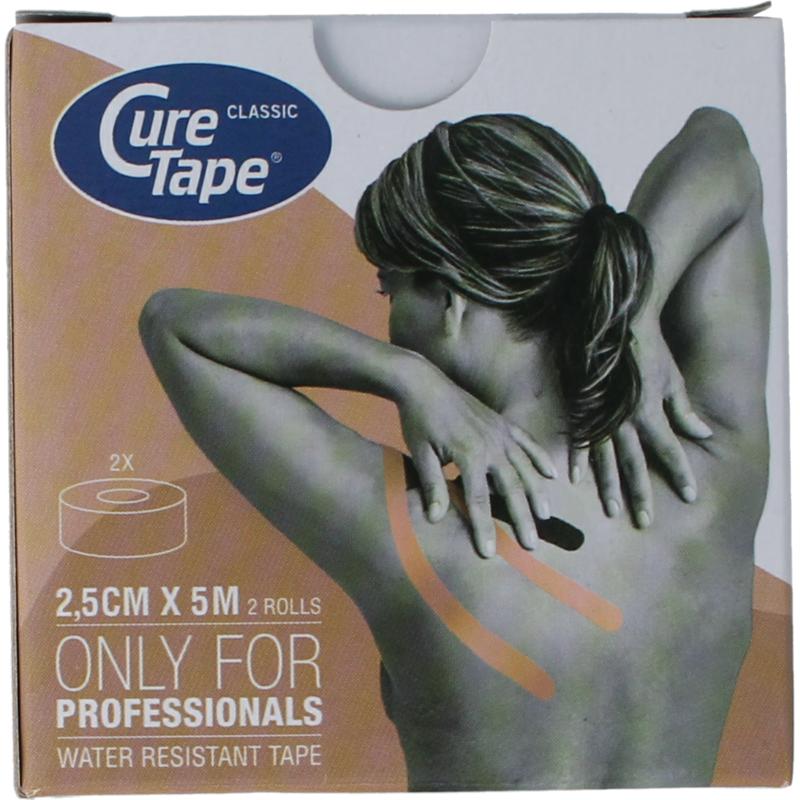 Cure Tape Kinesiotape 2.5Cm X 5Mtr Beige