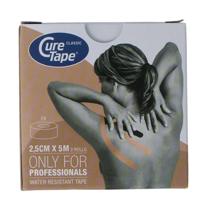 Cure Tape Kinesiotape 2.5Cm X 5Mtr Beige
