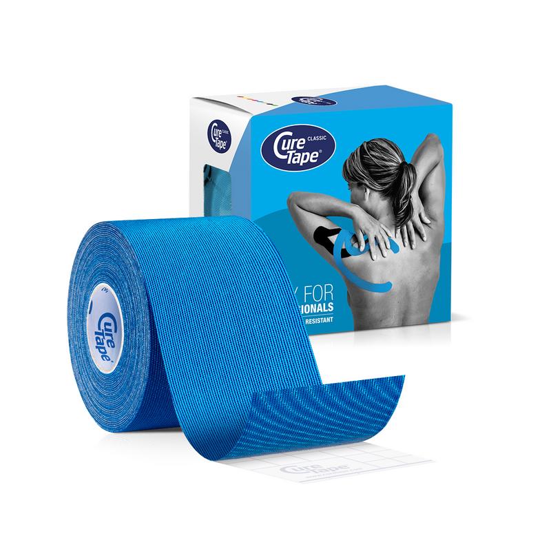 Cure Tape Kinesiotape Blauw 5Cm X 5M