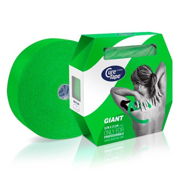 Cure Tape Kinesiotape Giant Groen 5Cm X 31.5M