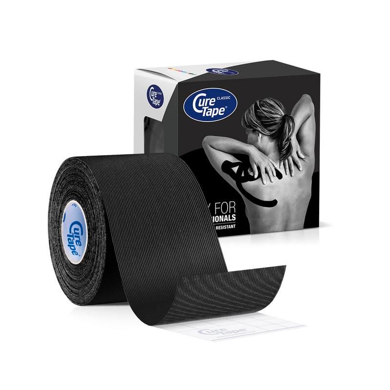 Cure Tape Kinesiotape Zwart 5Cm X 5M