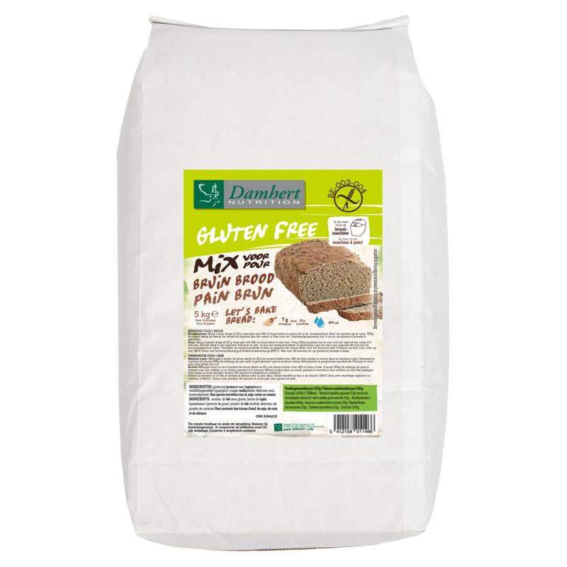 Damhert Broodmix Bruin Glutenvrij