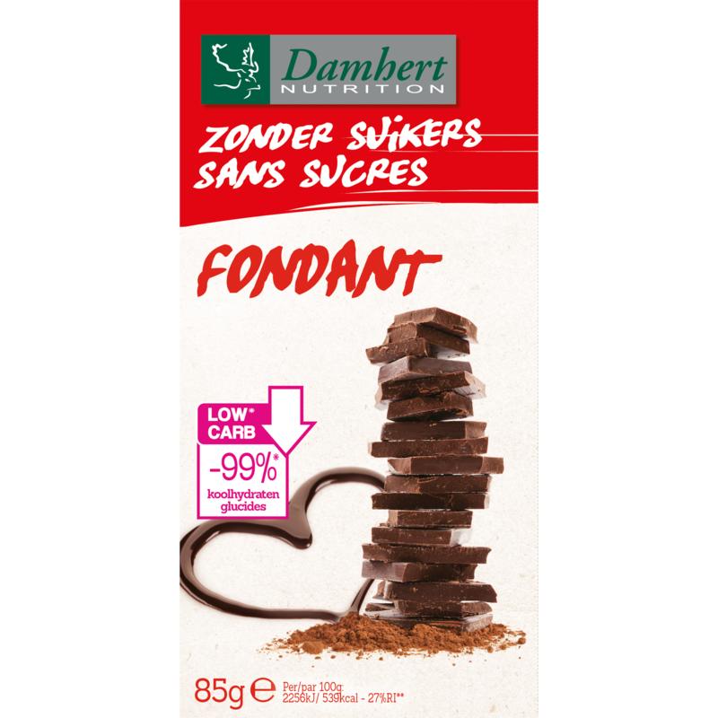 Damhert Chocoladetablet Fondant