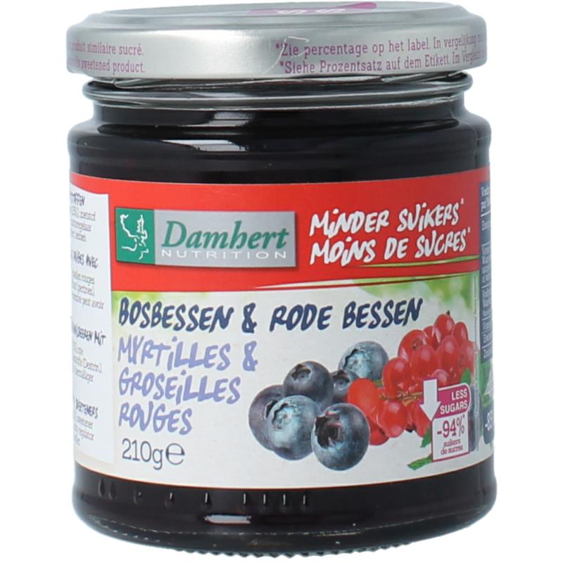 Damhert Dieetconfituur Rode Bes