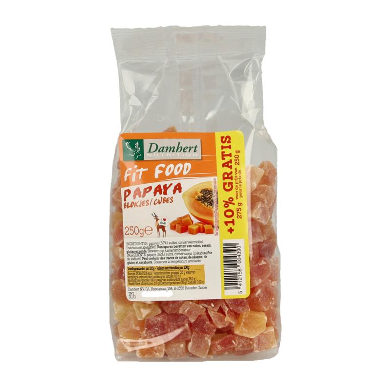 Damhert Fit Food Papayablokjes