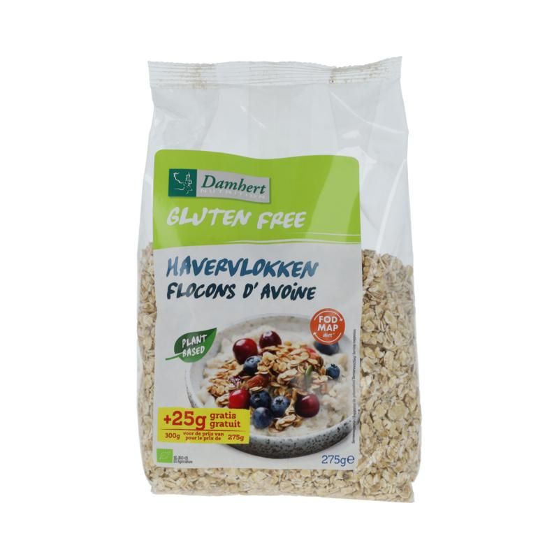 Damhert Havervlokken Glutenvrij Bio