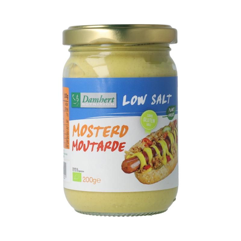 Damhert Mosterd Natriumarm Glutenvrij