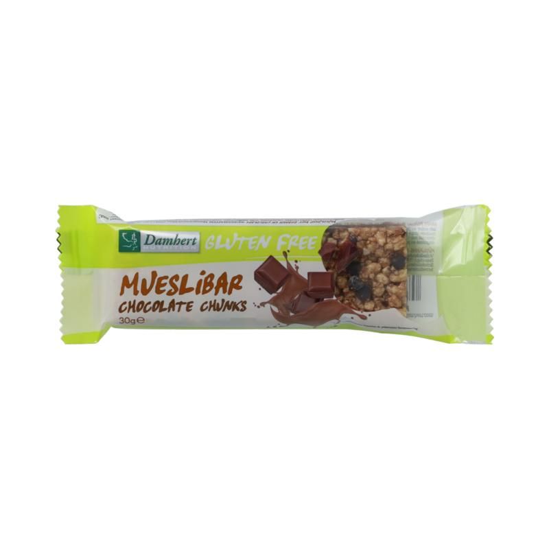 Damhert Mueslireep Chocolade Glutenvrij