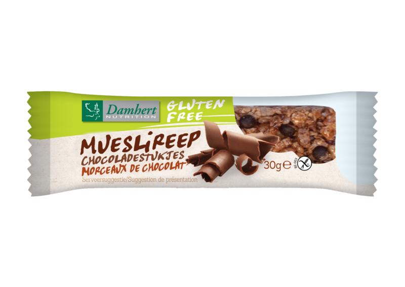 Damhert Mueslireep Chocolade Glutenvrij