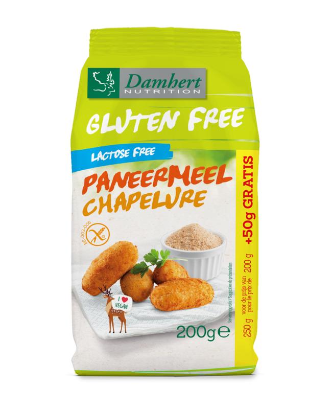 Damhert Paneermeel Glutenvrij +50 Gram Gratis
