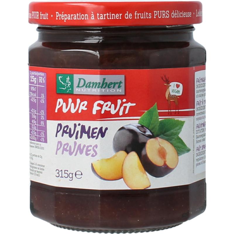 Damhert Puur Fruit Confituur Pruimen